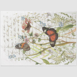 Vintage Garden Collage Tissue