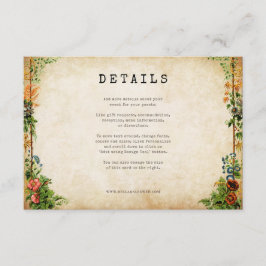 Vintage Garden Greenery Snyggt Tilläggskort