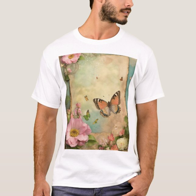 Vintage Garden Party T-Shirt (Framsida)