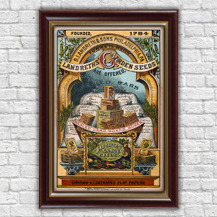 Vintage Garden Seeds Company-reklam Poster