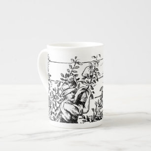 Vintage Gardener personlig 90:e födelsedagen Mugg Benporslin Mugg
