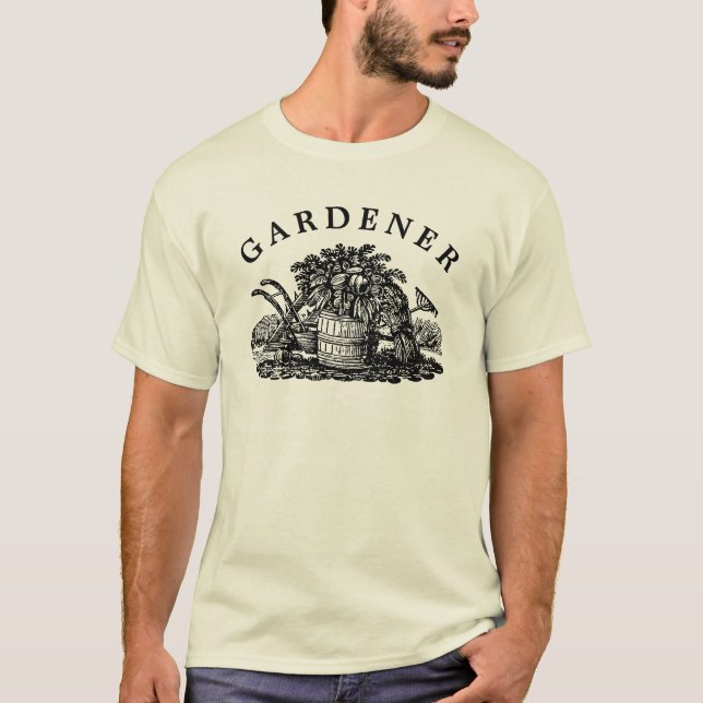 Vintage Gardener T-Shirt (Framsida)