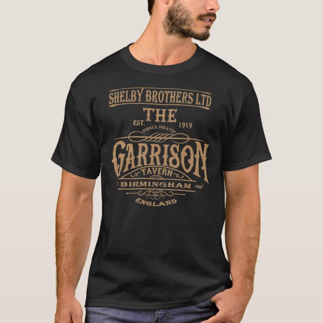 Vintage Garrison Tavern the Blinders Birmingham -  T Shirt (Framsida)