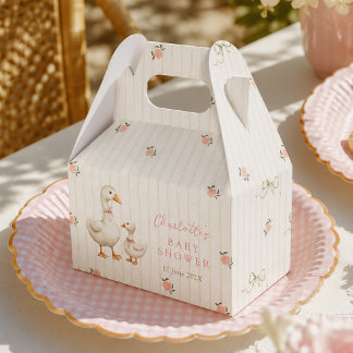 Vintage Gås Bebis Shower Presentaskar