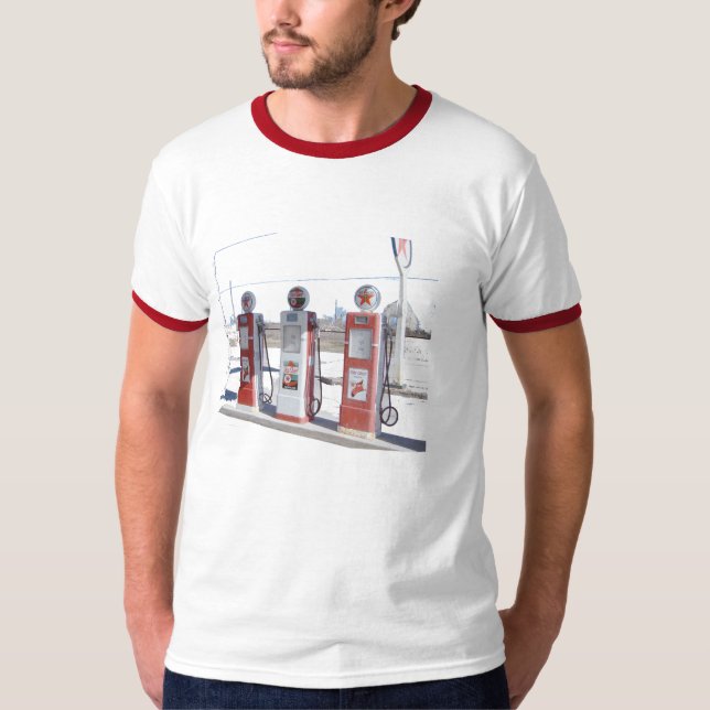 Vintage gasar pumps tee shirt (Framsida)