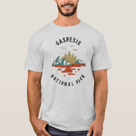Vintage Gaspesie nationalpark T Shirt