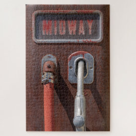 Vintage - gaspump pussel