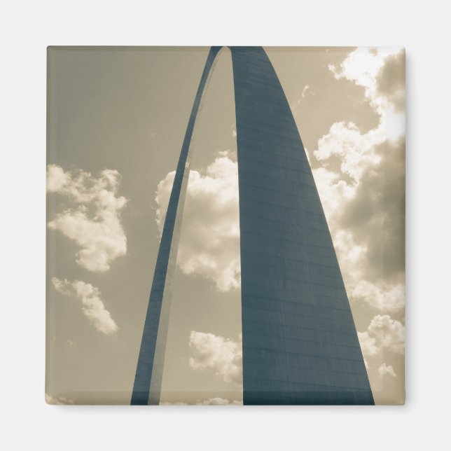 Vintage Gateway Arch Magnet (Framsidan)