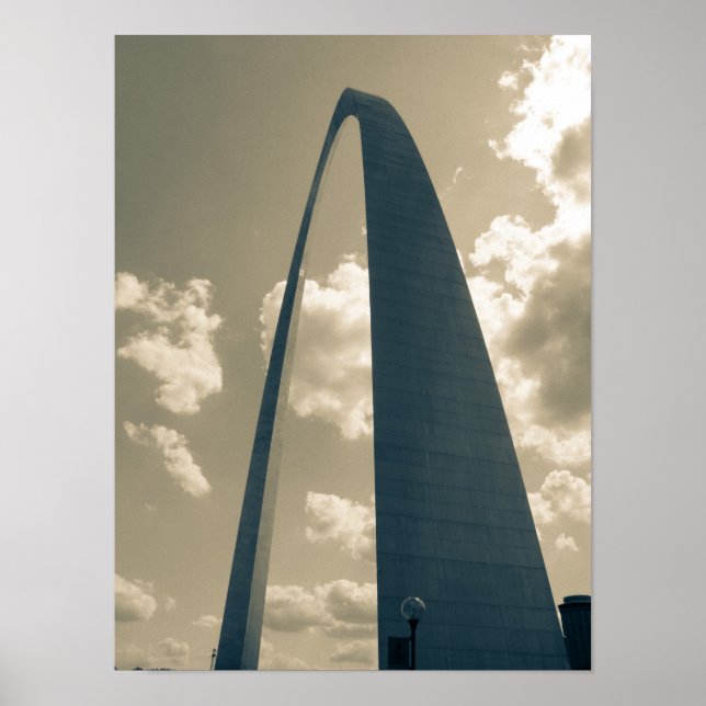 Vintage Gateway Arch Poster (Framsidan)