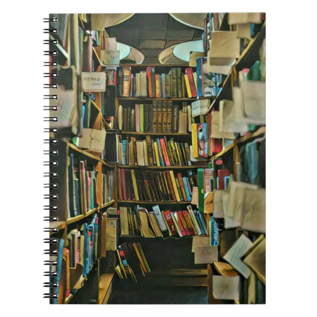 Vintage-gåva till bok älskare anteckningsbok (Framsidan)