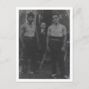 Vintage Gay interest muscular Cirus acrobats Vykort
