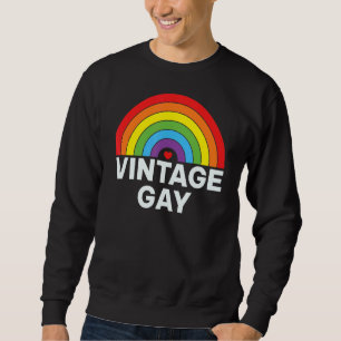 Vintage Gay Lång Ärmad Tröja