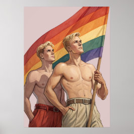 Vintage gay pride poster