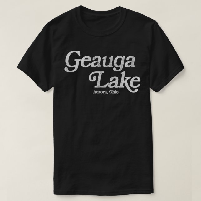 Vintage Geauga Sjö T Shirt (Design framsida)