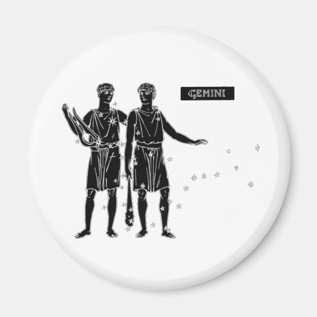 Vintage Gemini Magnet (Framsidan)