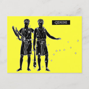 Vintage Gemini Vykort