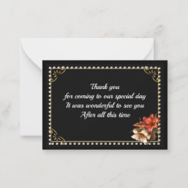 Vintage Gemstone Ram tackkort Anteckningskort