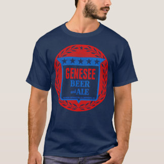 Vintage Genesee Beer Design T Shirt