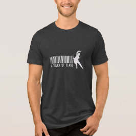Vintage Gentleman Barcode Dancer herr svart T Shirt