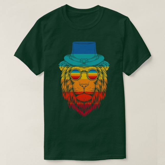 Vintage gentleman Lejon T Shirt (Design framsida)