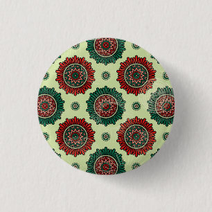 Vintage Geometric Circle Dots Boho Mandala Knapp
