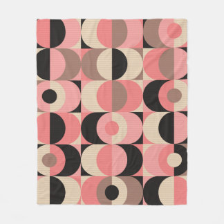 Vintage Geometric: Classic Seamless Mönster Fleecefilt