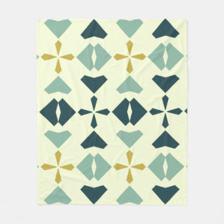 Vintage Geometric Mönster Fleecefilt