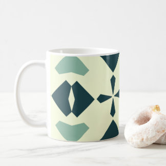 Vintage Geometric Pattern Kaffemugg