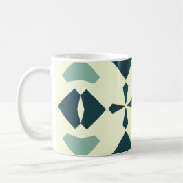 Vintage Geometric Pattern Kaffemugg