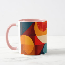 Vintage Geometric Symphony Mugg