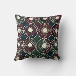 Vintage Geometric Throw Mönster Kudde