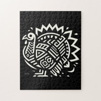 Vintage Geometric Tribal art Pussel
