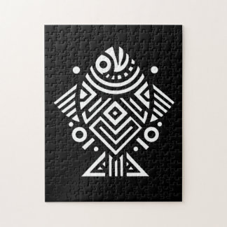 Vintage Geometric Tribal art Pussel