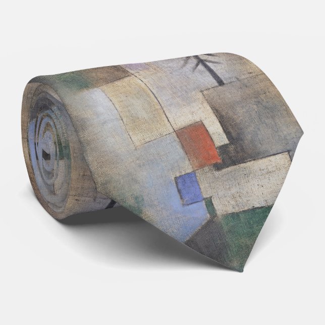 Vintage geometrisk canvas - Abstrakt konst Slips (Rullad)