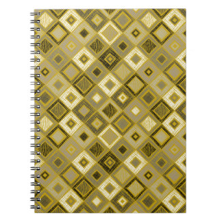 Vintage geometrisk romb, sömlöst mönster. anteckningsbok