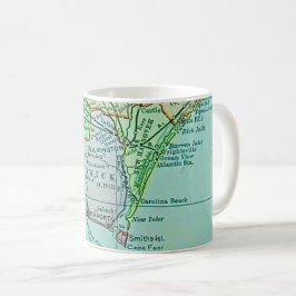 Vintage Georgiask kustkart postkortsmugg Kaffemugg