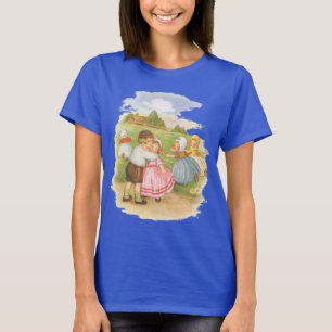 Vintage Georgie Porgie Mother Goose Barnrim Tee