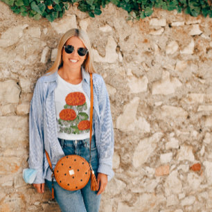 Vintage Geranium Trio - fet blommigt T Shirt