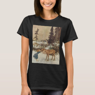 Vintage Gerda och renen av Edmund Dulac Tee Shirt