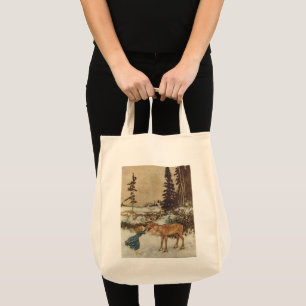 Vintage Gerda och renen av Edmund Dulac Tygkasse