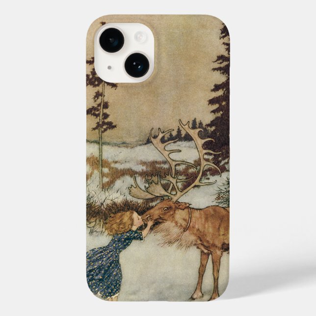 Vintage Gerda och Rener av Edmund Dulac (Baksida)