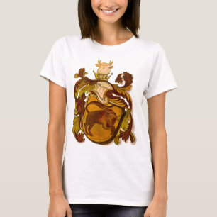 Vintage German Brown och Guld Taurus Jackar om Arm T Shirt