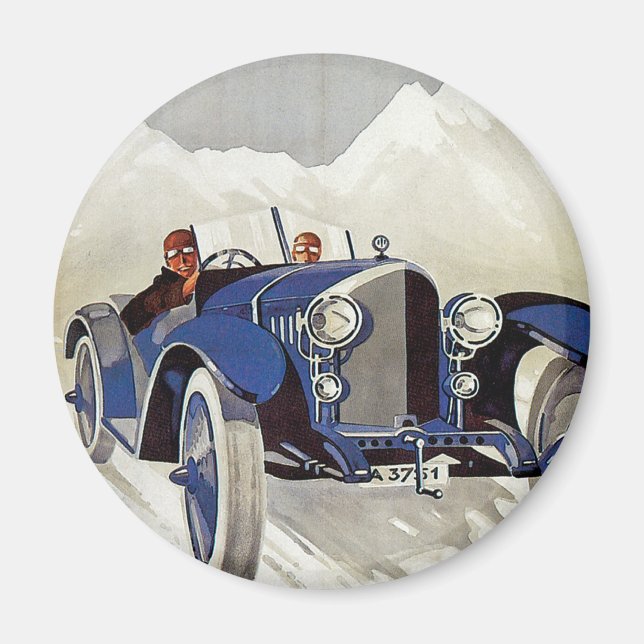 Vintage German Road Tävling Ad Magnet (Framsidan)