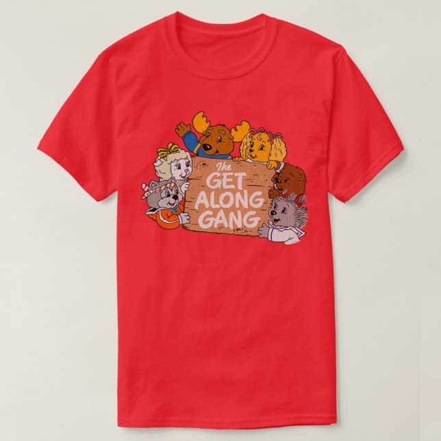 Vintage Get Along Gang T Shirt (Design framsida)