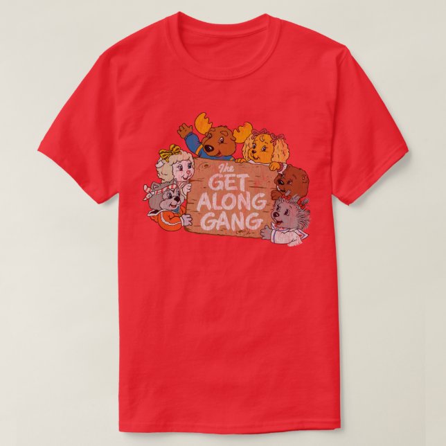 Vintage Get Along Gang T Shirt (Design framsida)