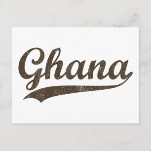 Vintage Ghana Vykort