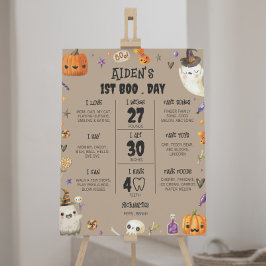 Vintage Ghost 1-års födelsedagsjubileumsskylt Poster