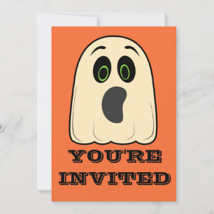 Vintage Ghost Inbjudningar