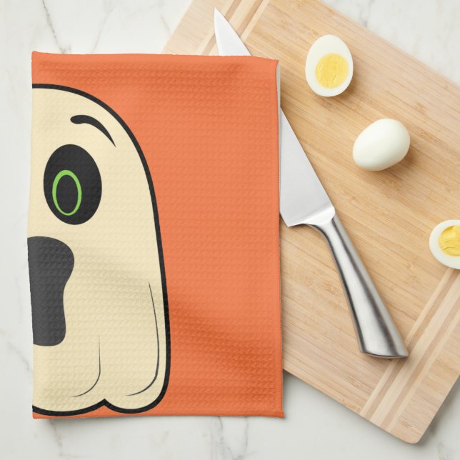 Vintage Ghost Kökshandduk (Vikt i Fjärdedel)