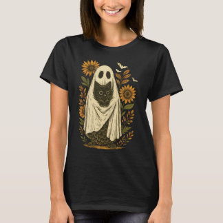 Vintage Ghost med svartkonst T Shirt